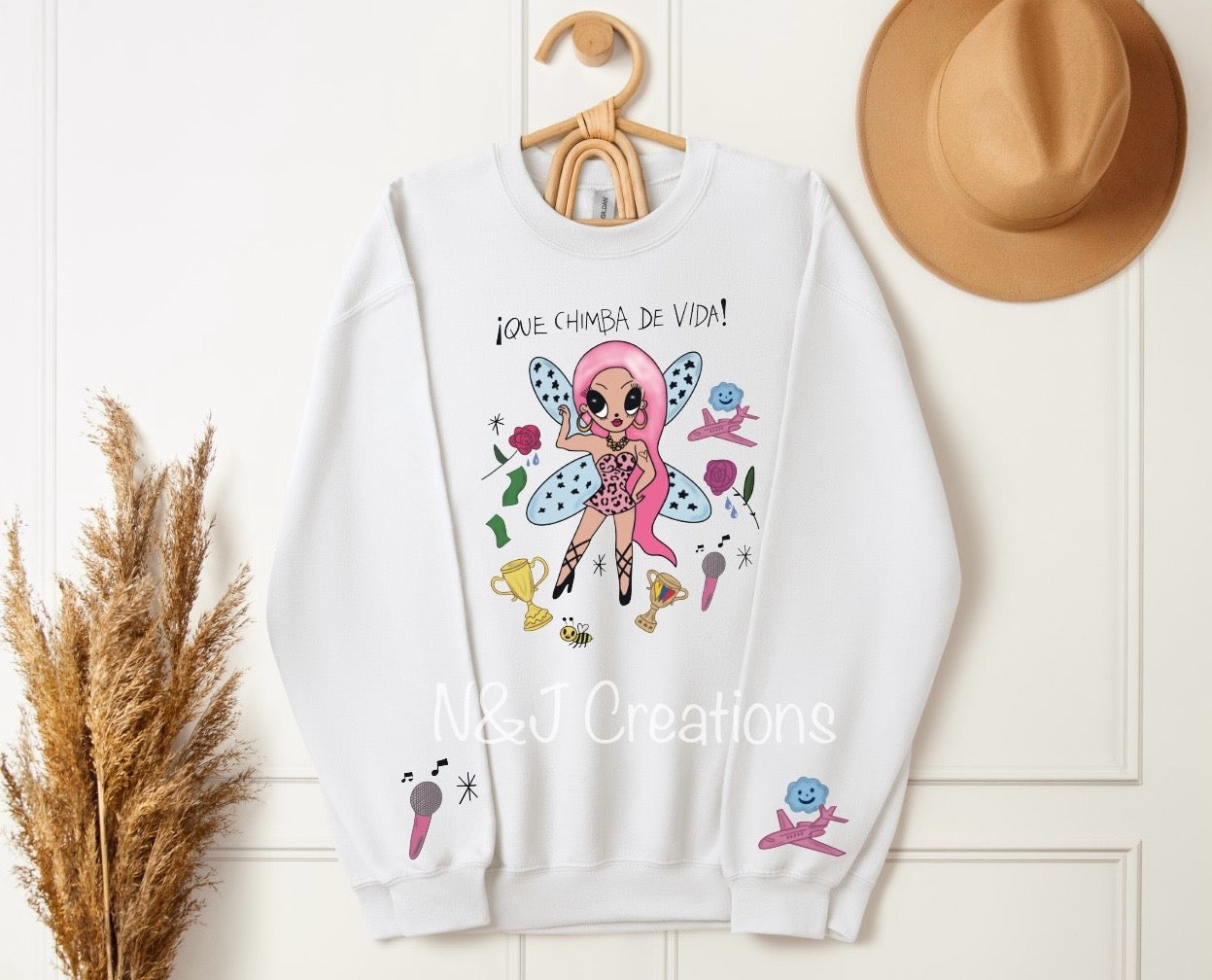 Que Chimba De Vida! Sweatshirt