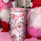 Will you be my boo ghost Glass cup